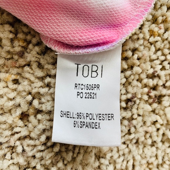 TOBI MILANI PINK TIE DYE SHIFT DRESS - Picture 6 of 6